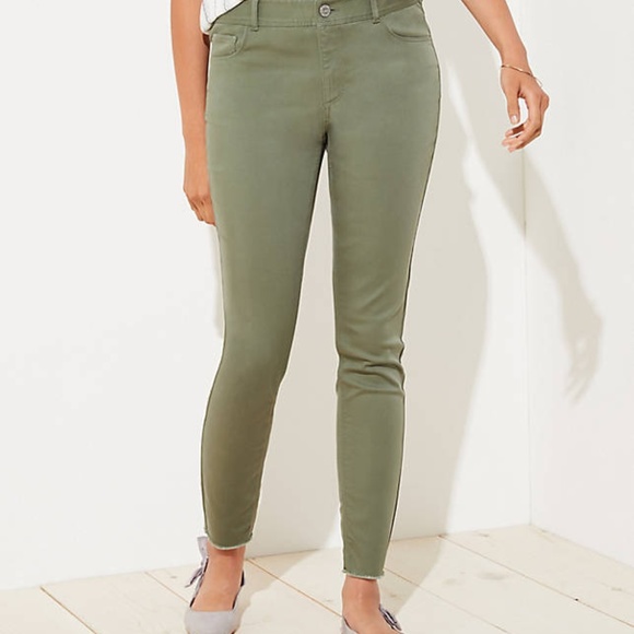 LOFT Pants - LOFT Women's NWT Skinny Five Pocket Pants -‎ Artichoke